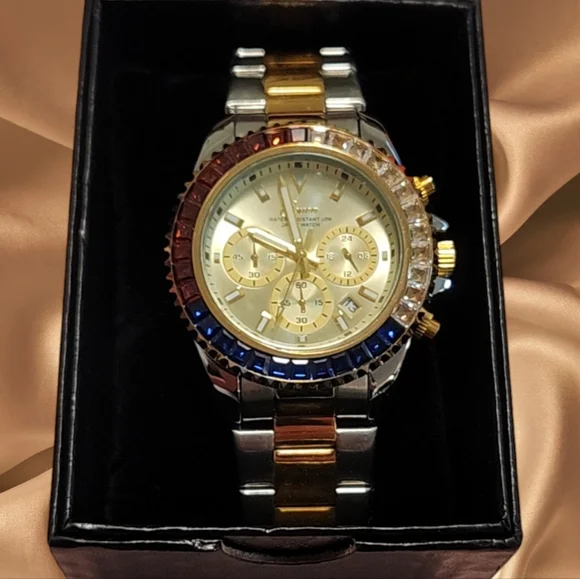 NWTIB SWAROVSKI ®️ CUBIC ZIRCONIA JAPANESE QUARTZ MOVEMENT 
